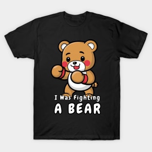 Fighting Bear Funny T-Shirt
